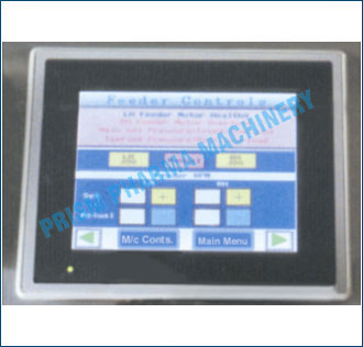 PLC controls with HMI Touch Screen