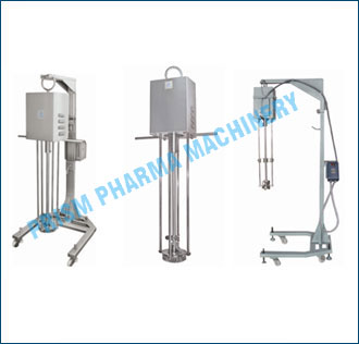 Homogenizer for 500L cap with telescopic stand